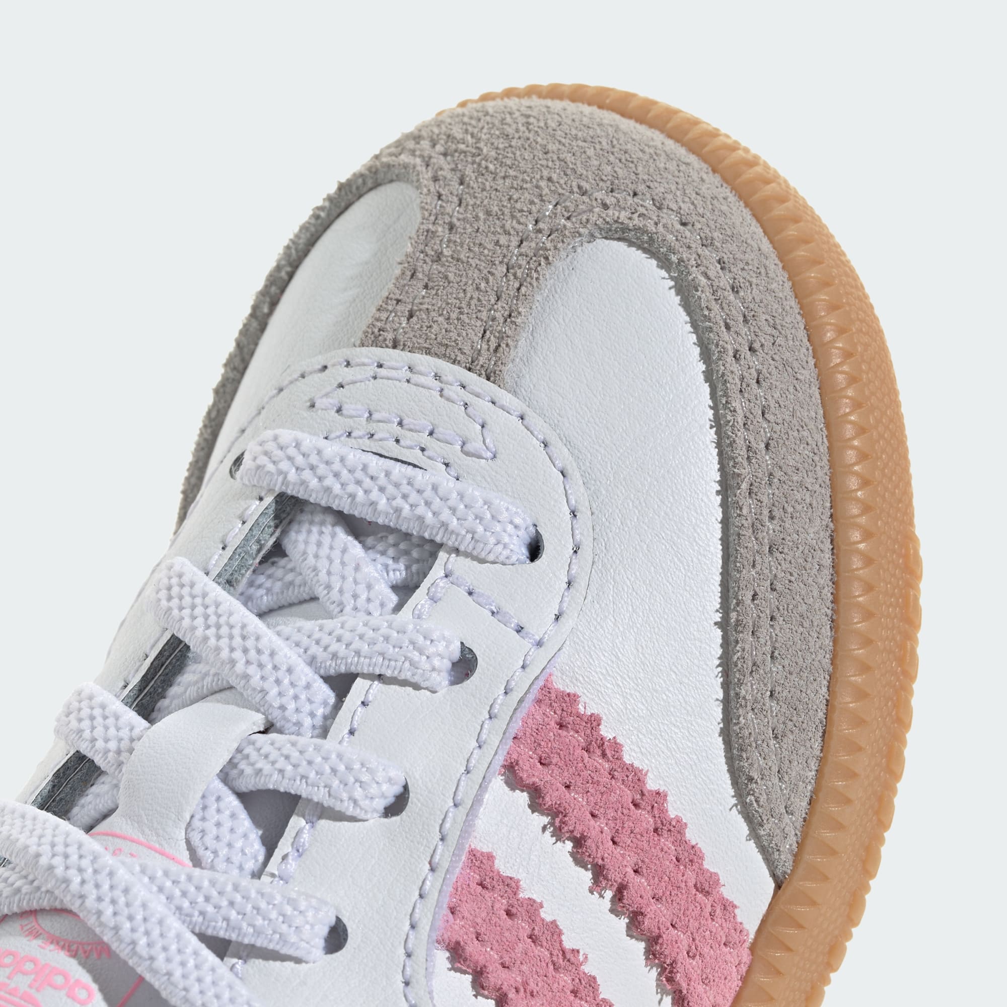 삼바 OG 컴포트 클로저 엘라스틱 레이스 - Cloud White / Light Pink / Gum