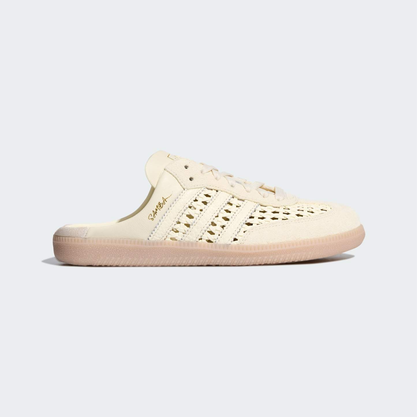 삼바 OG 뮬 - Cream White / Cream White / Gold Metallic