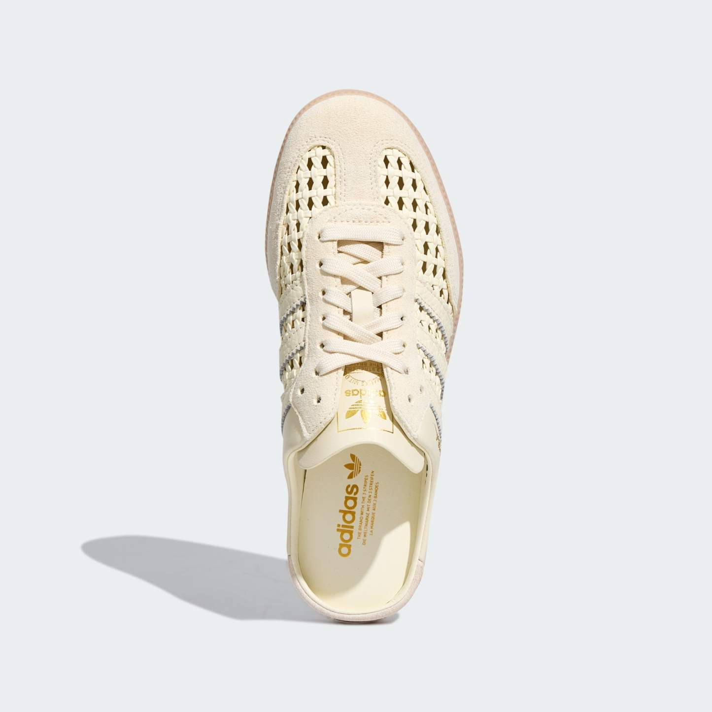 삼바 OG 뮬 - Cream White / Cream White / Gold Metallic