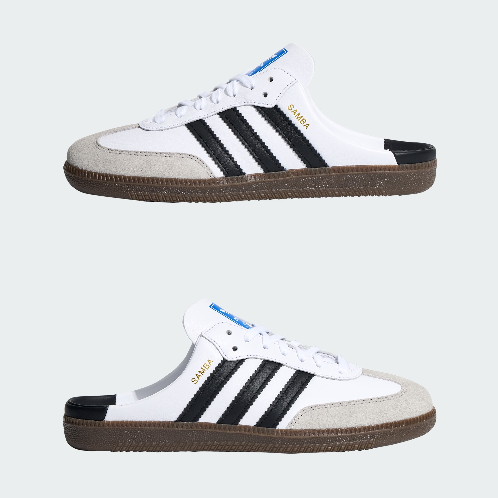 삼바 OG 뮬 - Cloud White / Core Black / Gold Metallic