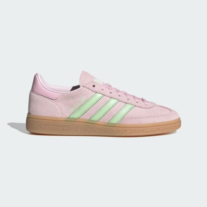 HANDBALL SPEZIAL SHOES - Almost Pink / Semi Green Spark / Clear Pink - JR3640 - Side Lateral Center View