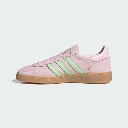 HANDBALL SPEZIAL SHOES - Almost Pink / Semi Green Spark / Clear Pink - JR3640 - Side Medial Center View