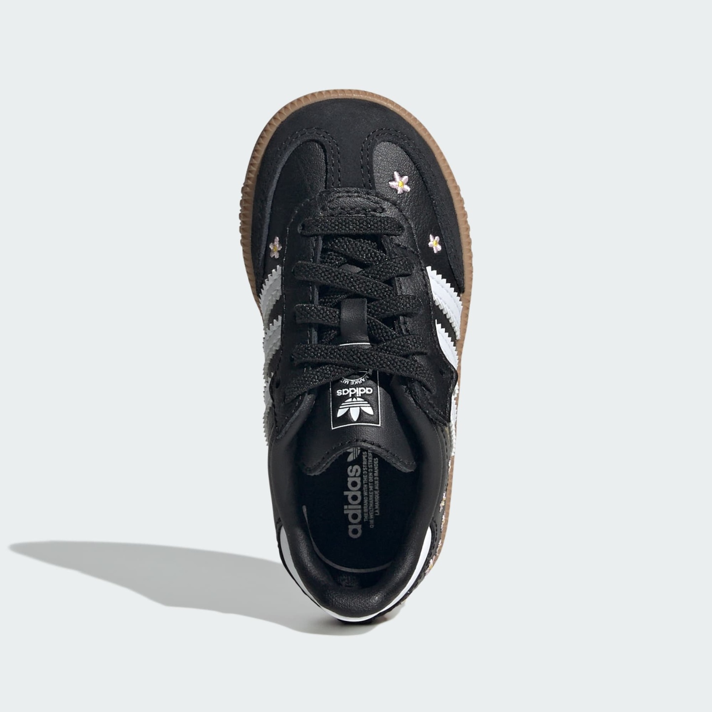 SAMBA OG COMFORT CLOSURE ELASTIC LACE SHOES - Core Black / Cloud White / Gum