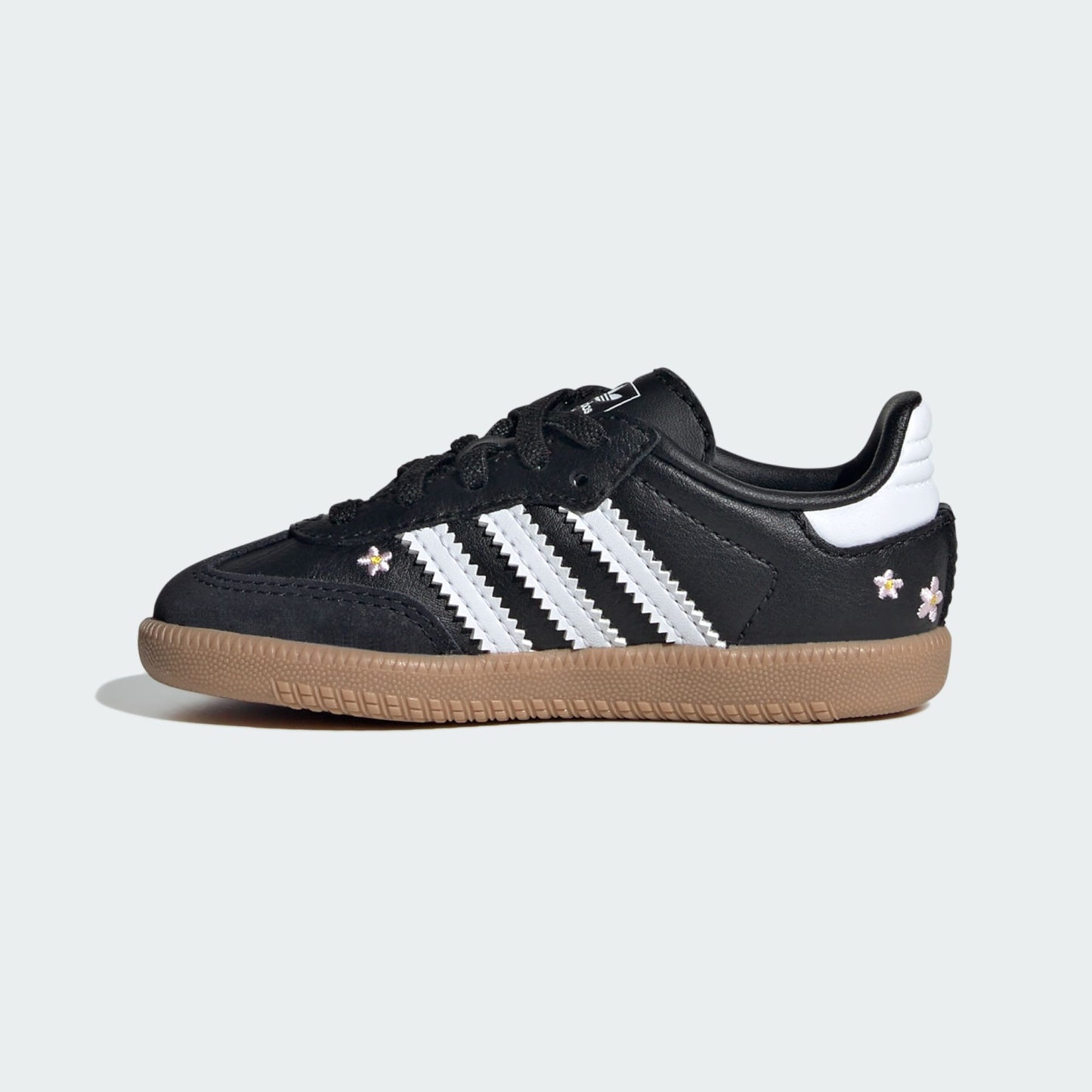 SAMBA OG COMFORT CLOSURE ELASTIC LACE SHOES - Core Black / Cloud White / Gum