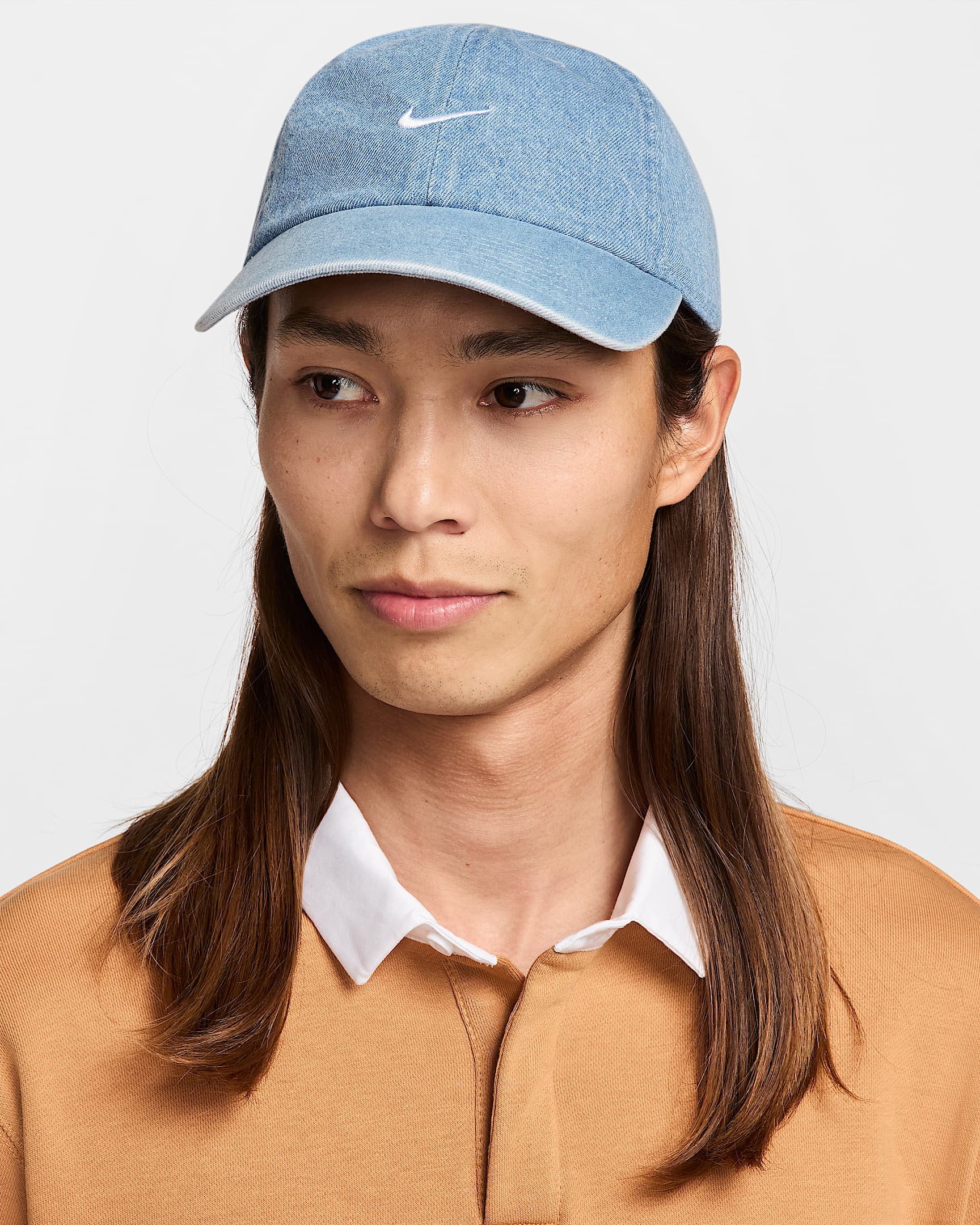 나이키 클럽 언스트럭처 데님 캡 - 에게안 스톰/썬더 블루/화이트
