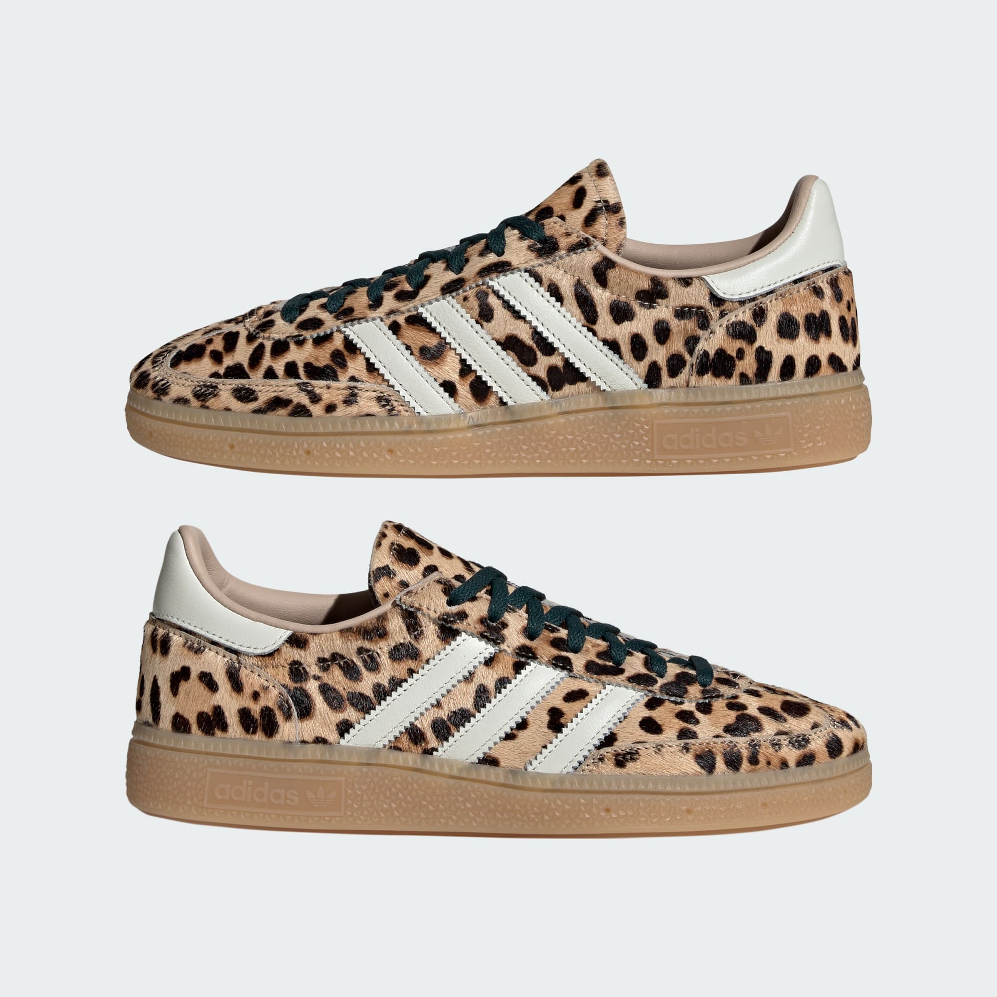HANDBALL SPEZIAL SHOES - Magic Beige / Ivory / Aurora Ivy - KI6678 - Mirrored Pair View