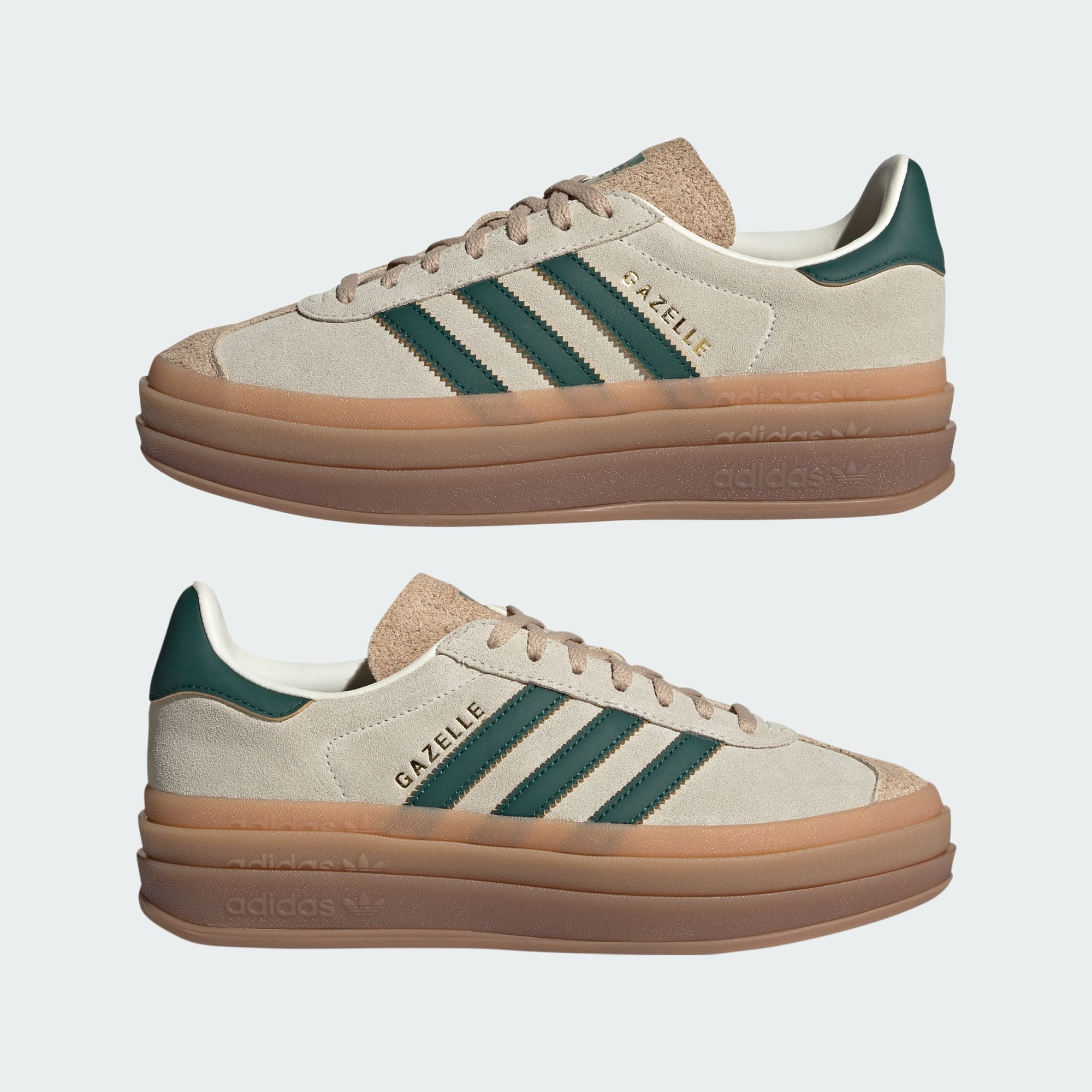 가젤 볼드 - Cream White / Collegiate Green / Magic Beige