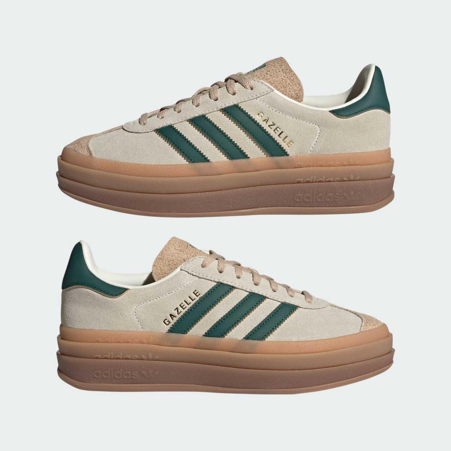 가젤 볼드 - Cream White / Collegiate Green / Magic Beige