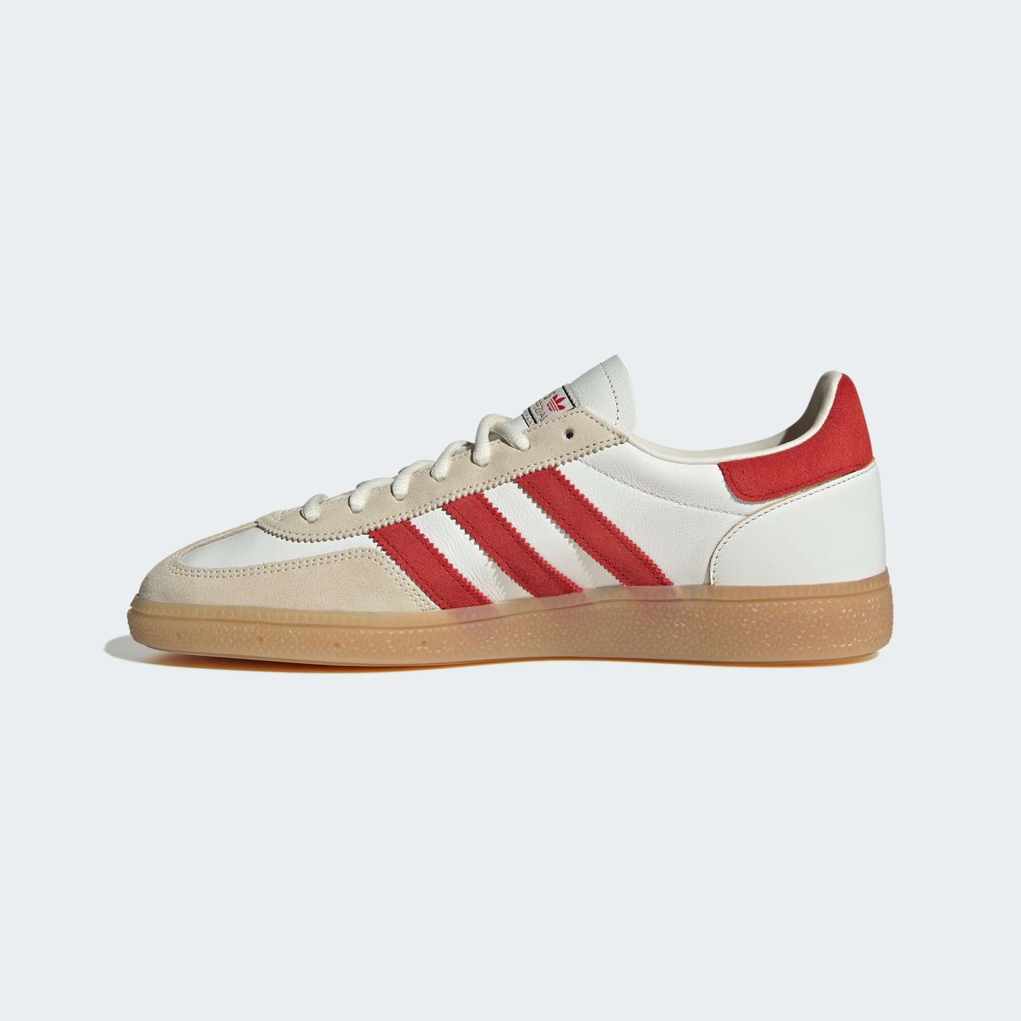 핸드볼 스페지알 - Core White / Better Scarlet / Gum - IH6587 - Side Medial Center View