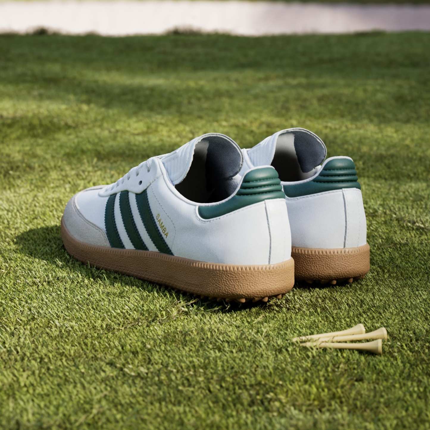 삼바 스파이크리스 - Cloud White / Collegiate Green / Gum