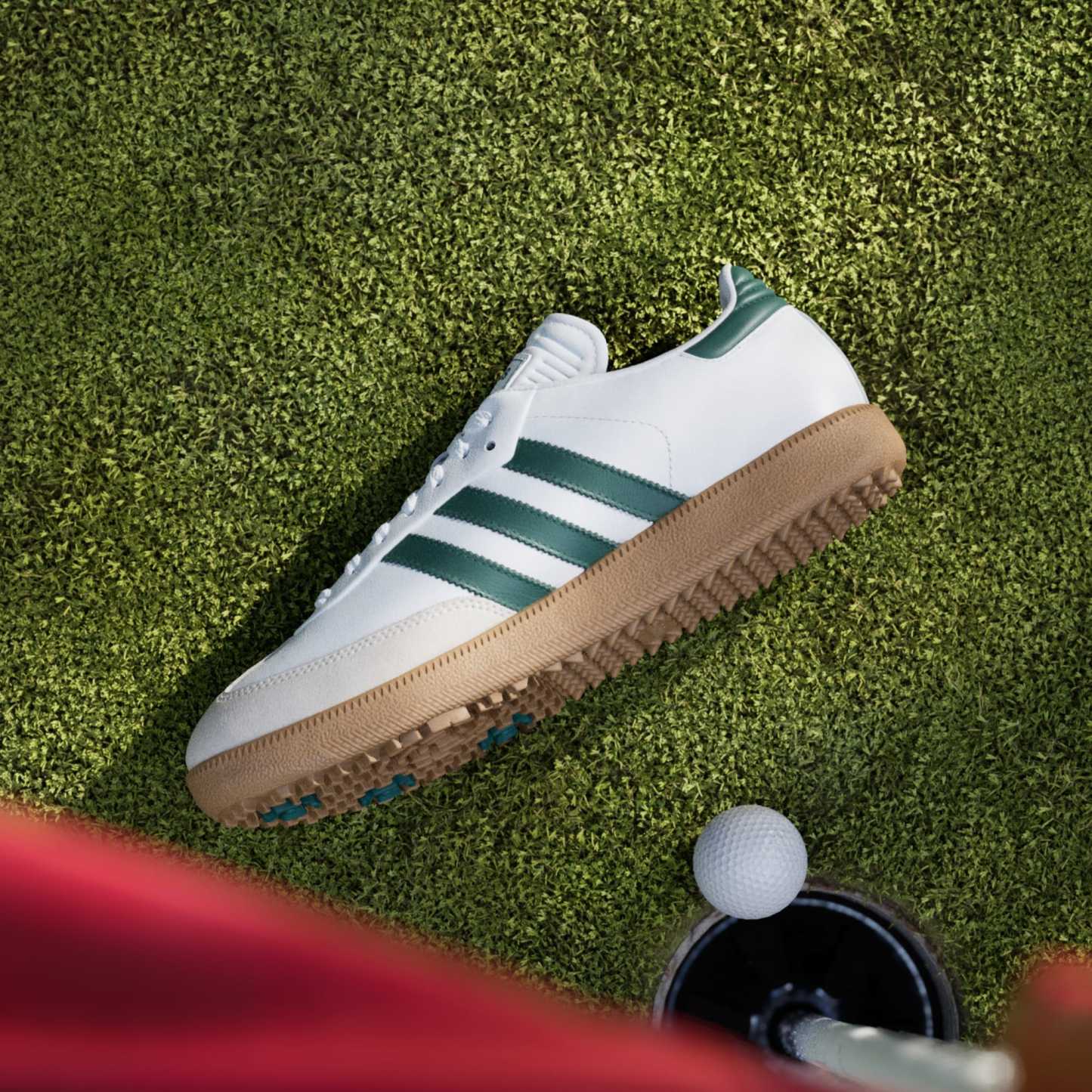 삼바 스파이크리스 - Cloud White / Collegiate Green / Gum