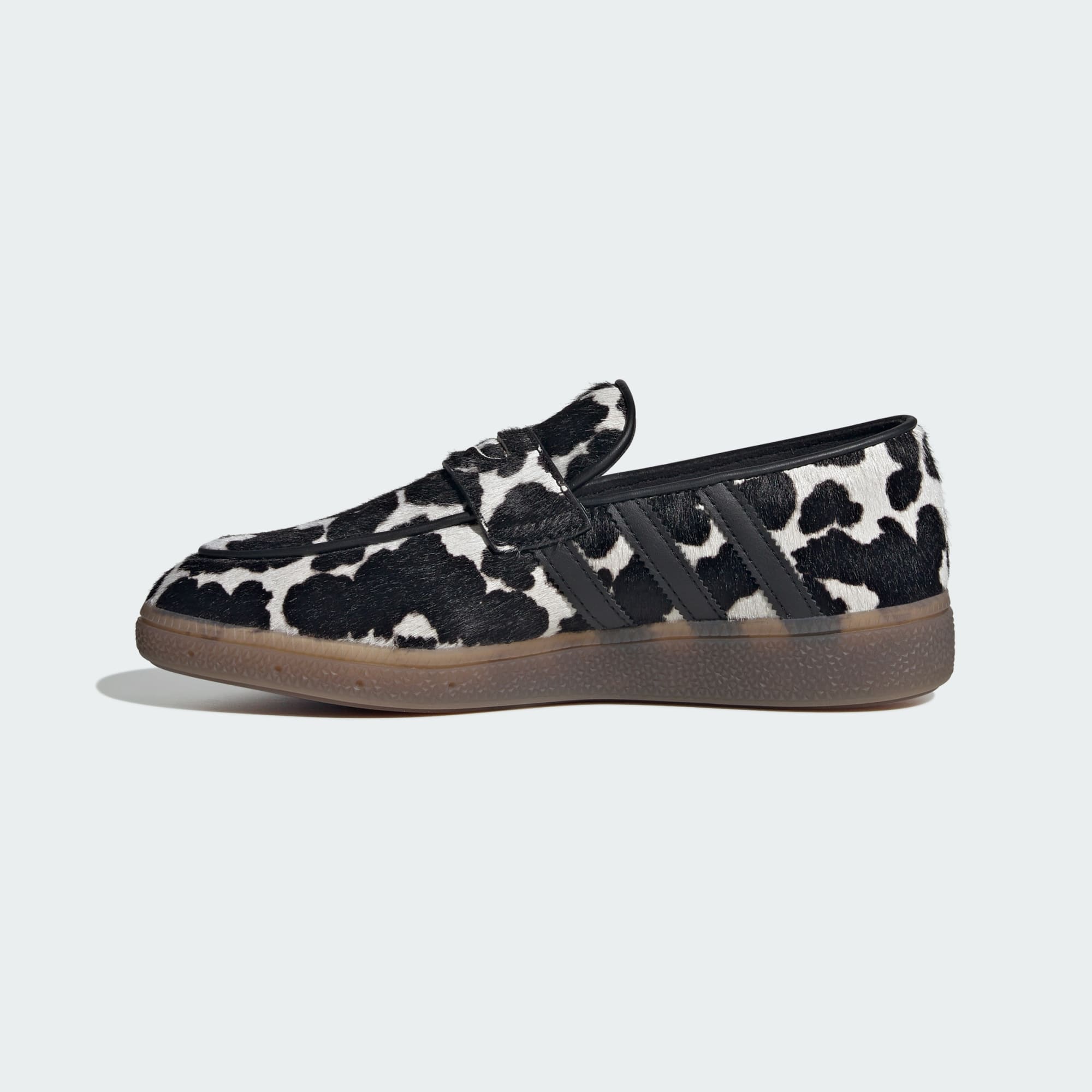핸드볼 스페지알 로퍼 - White Black / Core Black / Gold Metallic - KK0921 - Side Medial Center View
