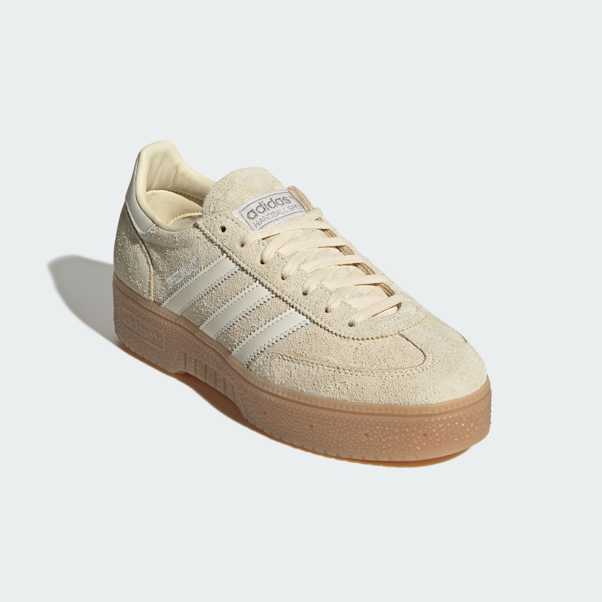 핸드볼 스페지알 볼드 - Warm Vanilla / Off White / Gum - KI2230 - Front Lateral Top View