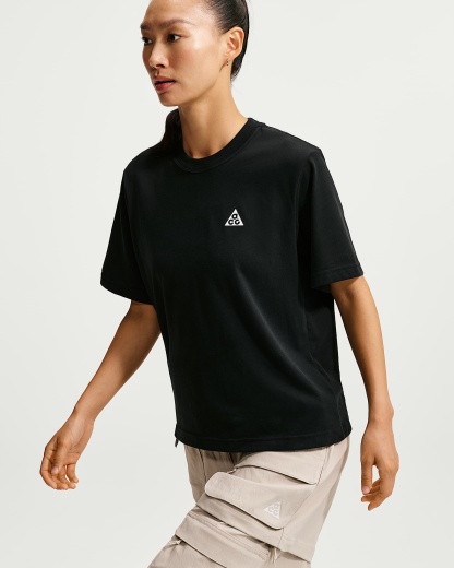 ACG 여성 드라이 핏 티셔츠 - 블랙