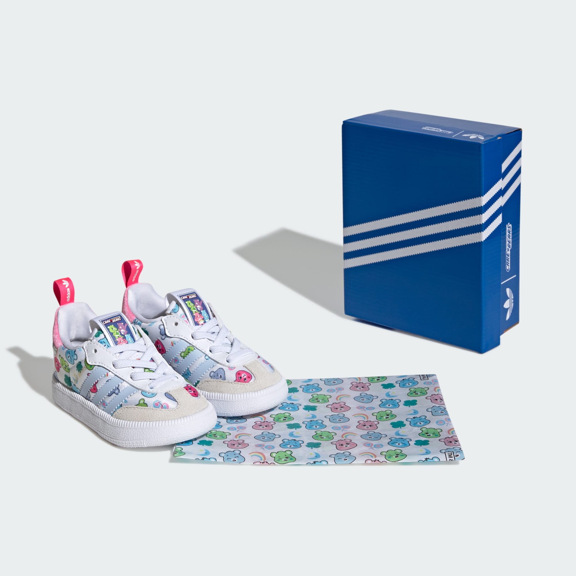 adidas Care Bears 삼바 퀵콘 - Cloud White / Crystal Sky / Crystal White
