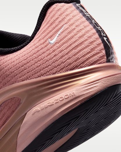 나이키 베이퍼 12 PRM 여성 하드 코트 테니스화 - 메탈릭 레드 브론즈/퓨어 플래티넘/블랙