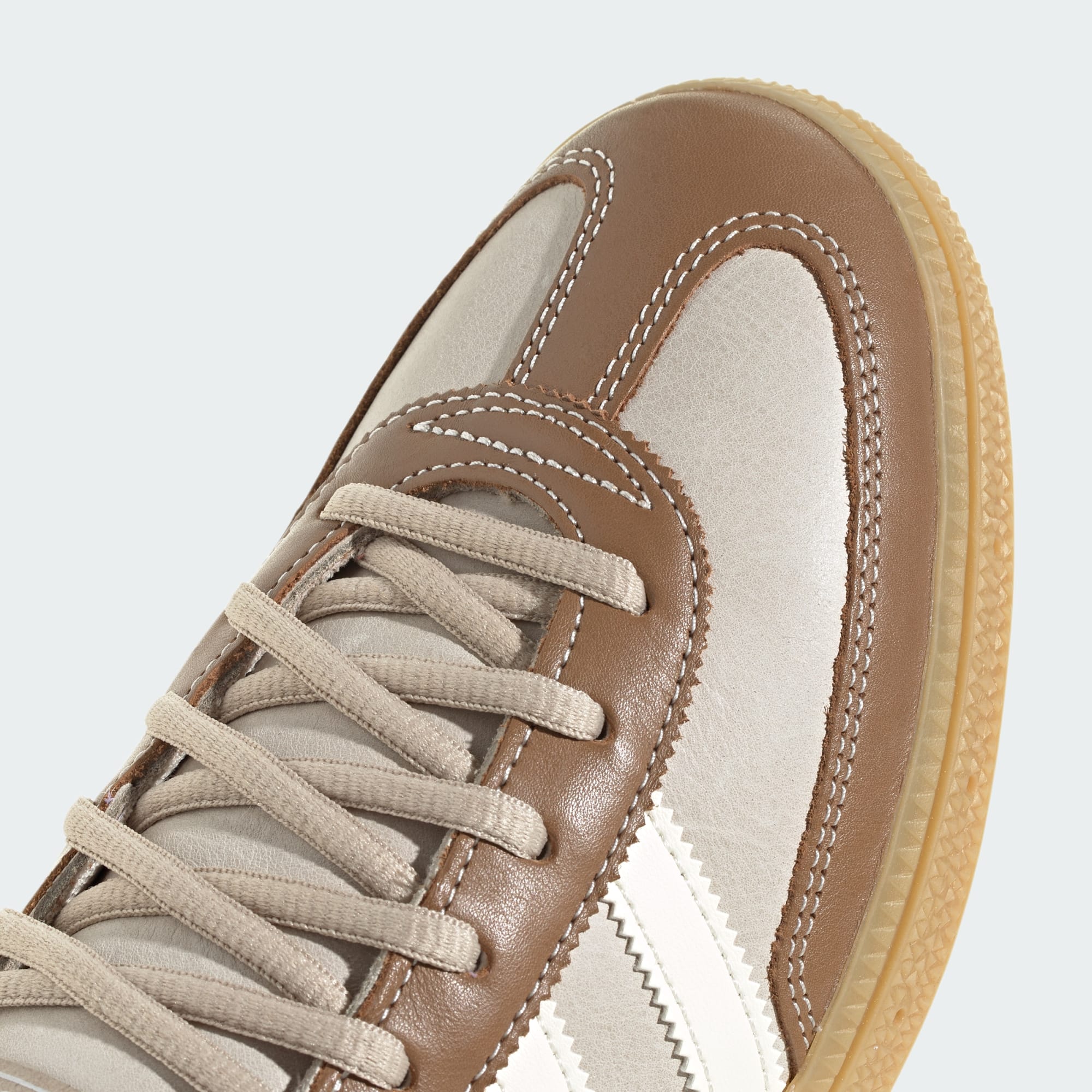 핸드볼 스페지알 - Khaki Three / Cream White / Brown Desert - KJ7418 - Detail View 1