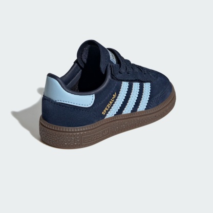 핸드볼 스페지알 컴포트 클로저 EL - Collegiate Navy / Clear Sky / Gum - JI2899 - Back Lateral Top View