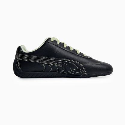 푸마 X 파워퍼프걸 스피드캣 PUMA X POWERPUFFGIRLS Speedcat - PUMA Black-PUMA Silver-Green Illusion
