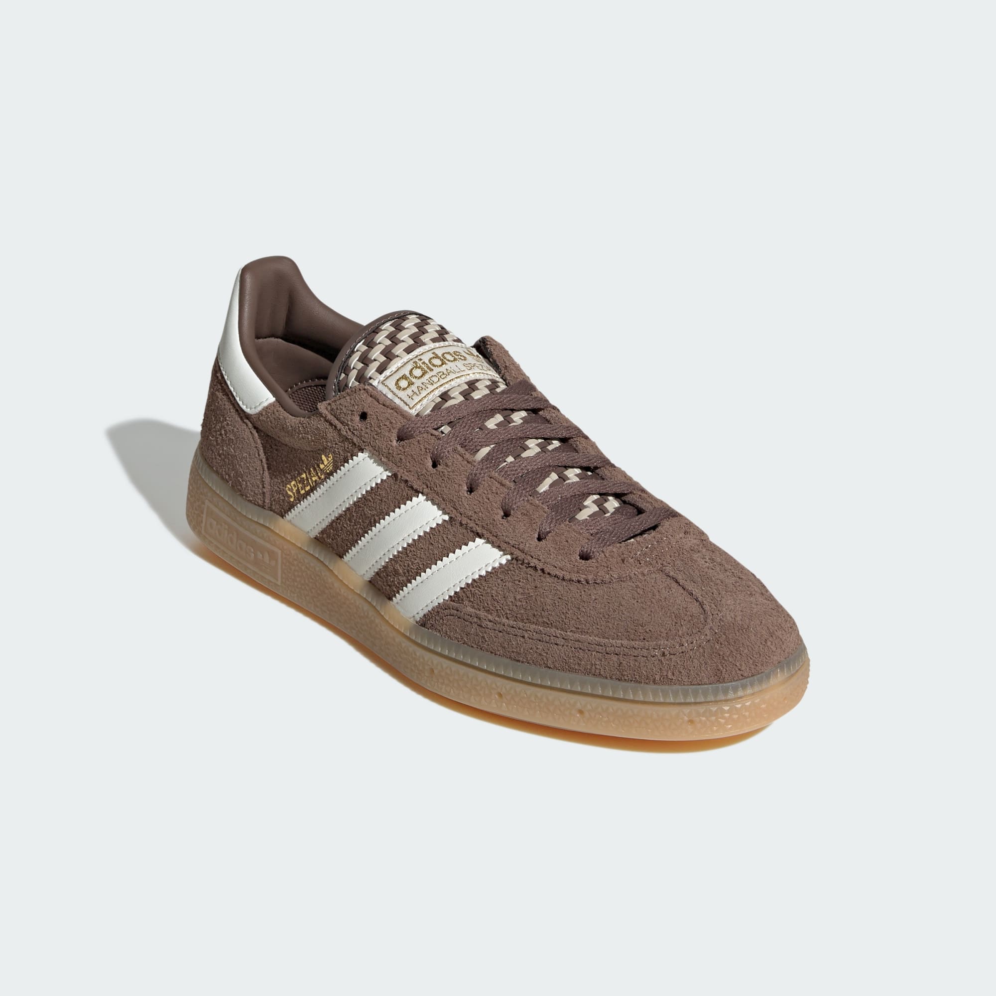 HANDBALL SPEZIAL SHOES - Earth Strata / Off White / Khaki Three - KK0928 - Front Lateral Top View