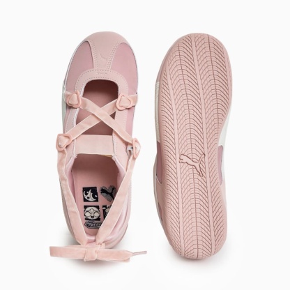 푸마 X 파워퍼프걸 스피드캣 고 PUMA X POWERPUFFGIRLS Speedcat Go - Mauve Mist-Warm White