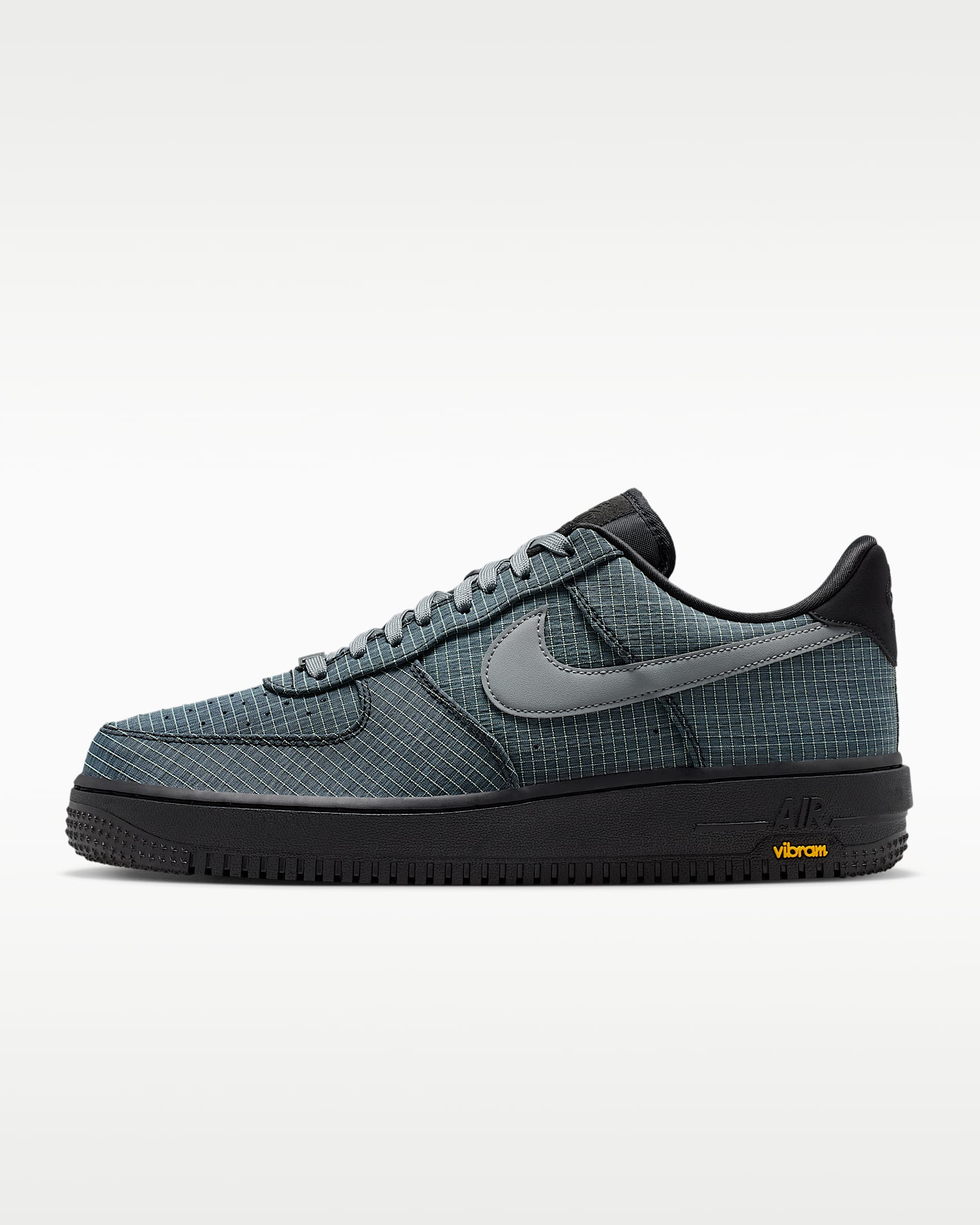 나이키 에어 포스 1 ’07 LX Vibram® 남성 신발 - 블랙/라이트 레몬 트위스트/스피드 옐로우/스모크 그레이