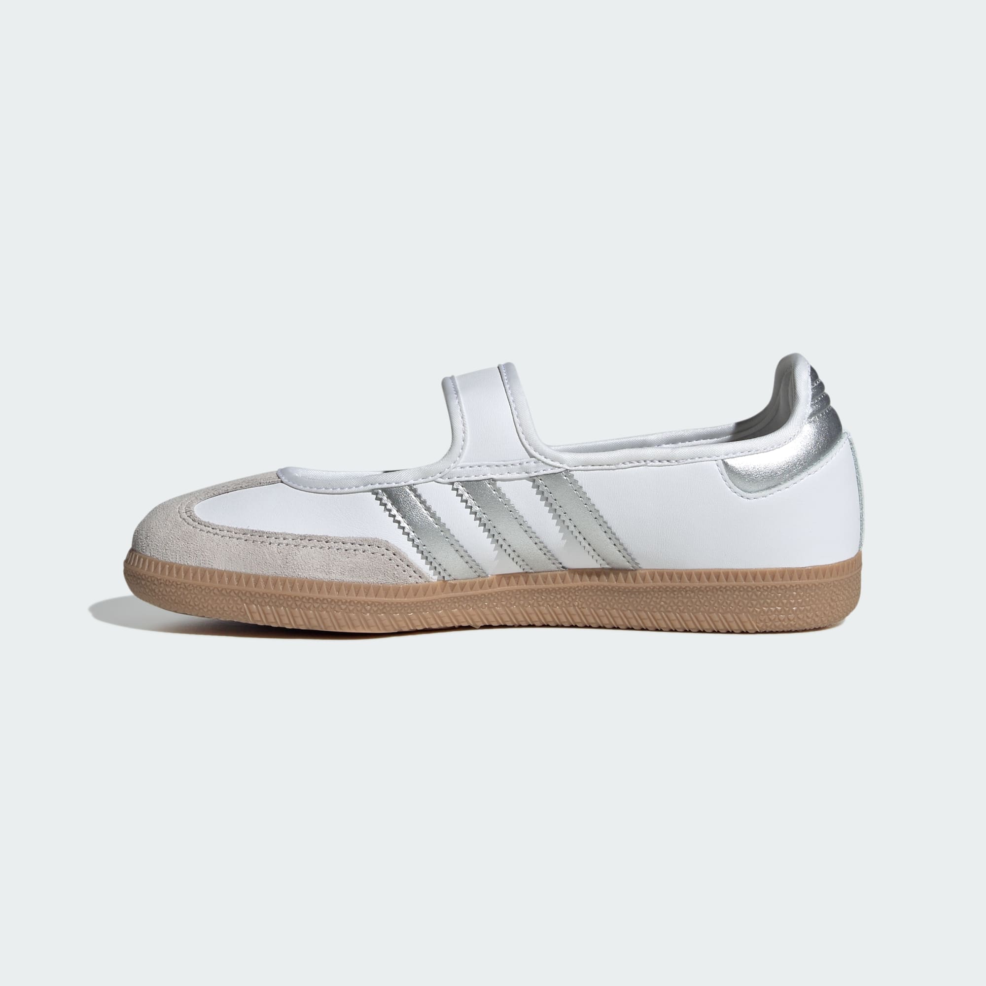 삼바 제인 - Cloud White / Silver Metallic / Gum