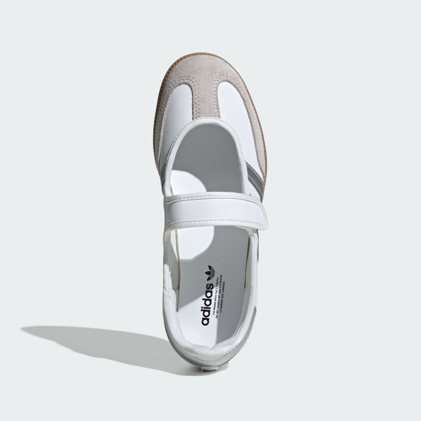 삼바 제인 - Cloud White / Silver Metallic / Gum