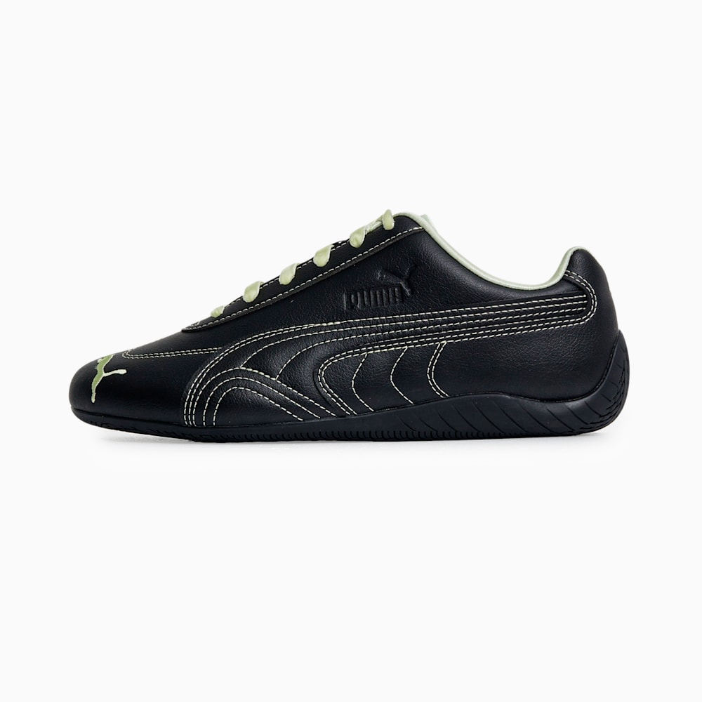푸마 X 파워퍼프걸 스피드캣 PUMA X POWERPUFFGIRLS Speedcat - PUMA Black-PUMA Silver-Green Illusion