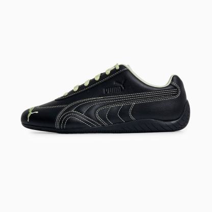푸마 X 파워퍼프걸 스피드캣 PUMA X POWERPUFFGIRLS Speedcat - PUMA Black-PUMA Silver-Green Illusion