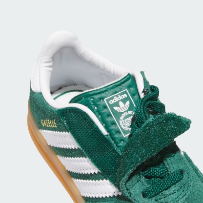 가젤 인도어 컴포트 클로저 엘라스틱 레이스 - Collegiate Green / Cloud White / Gum