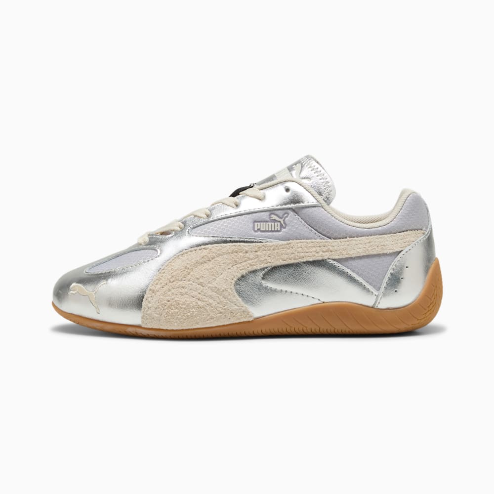 스피드캣 메탈릭 루 우먼스 Speedcat Lou Metallic Wns - Vibrant Silver-Gum