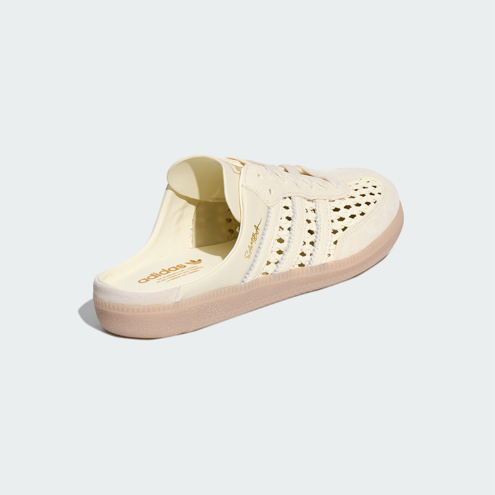 삼바 OG 뮬 - Cream White / Cream White / Gold Metallic
