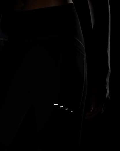나이키 스위프트 여성 하이웨이스트 7/8 포켓 러닝 레깅스 - 블랙
