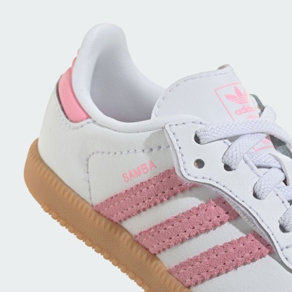 삼바 OG 컴포트 클로저 엘라스틱 레이스 - Cloud White / Light Pink / Gum