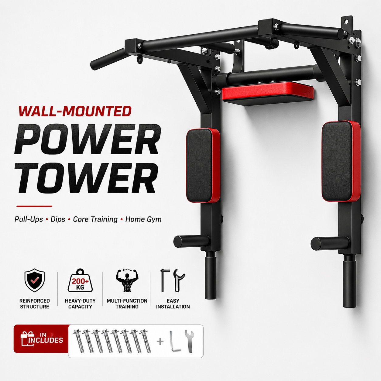 Pro Wall-Mounted Power Tower