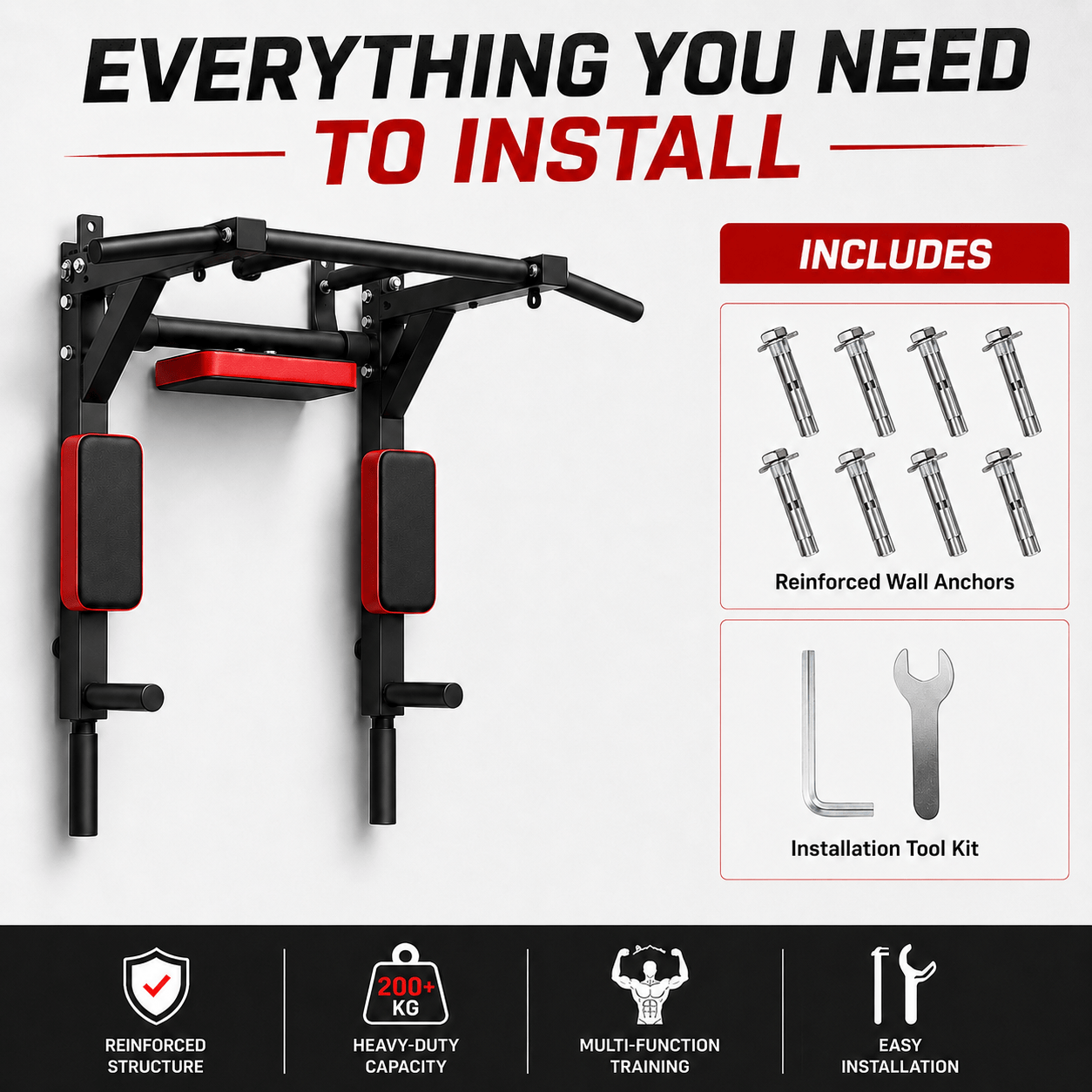 Pro Wall-Mounted Power Tower