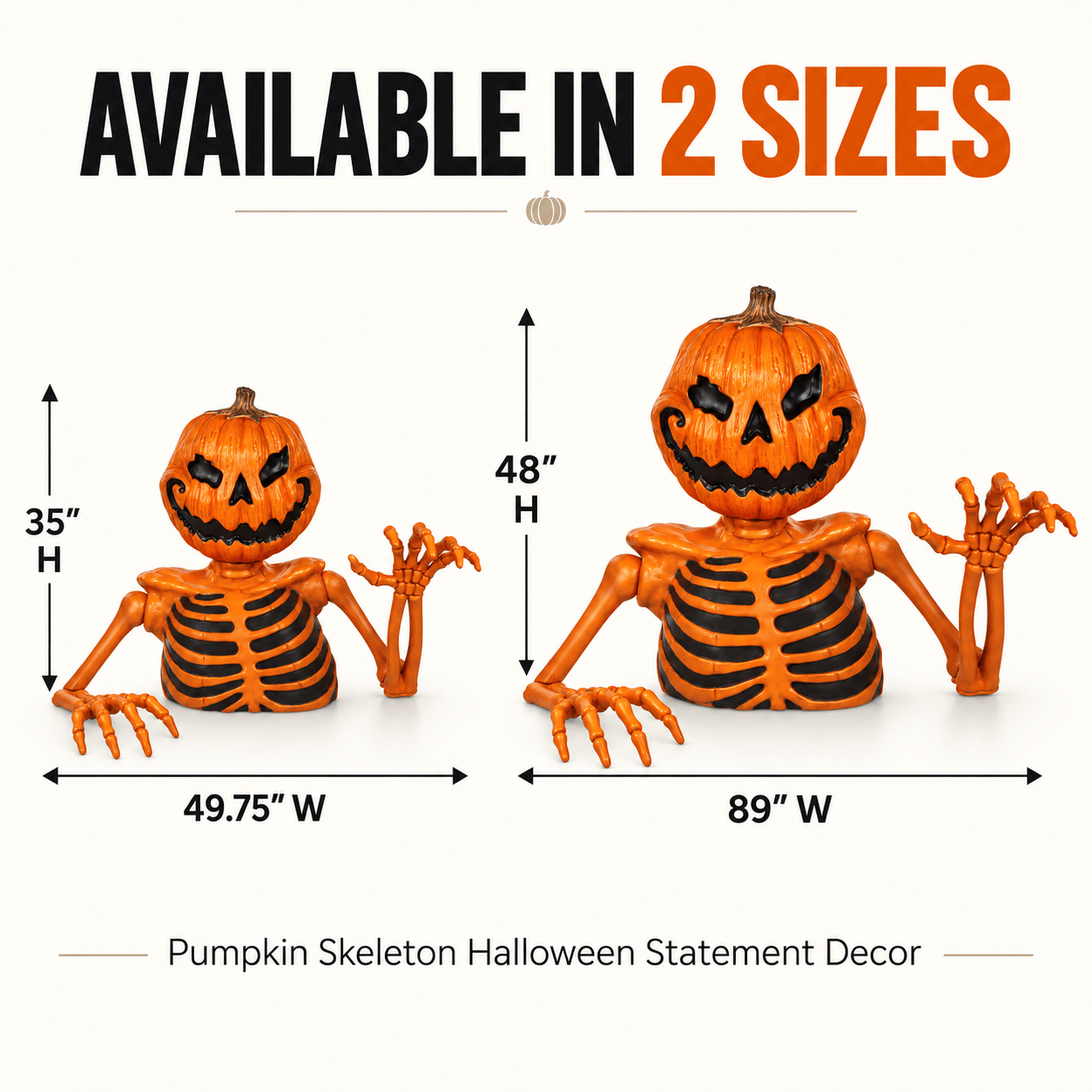 Giant Pumpkin Skeleton Groundbreaker
