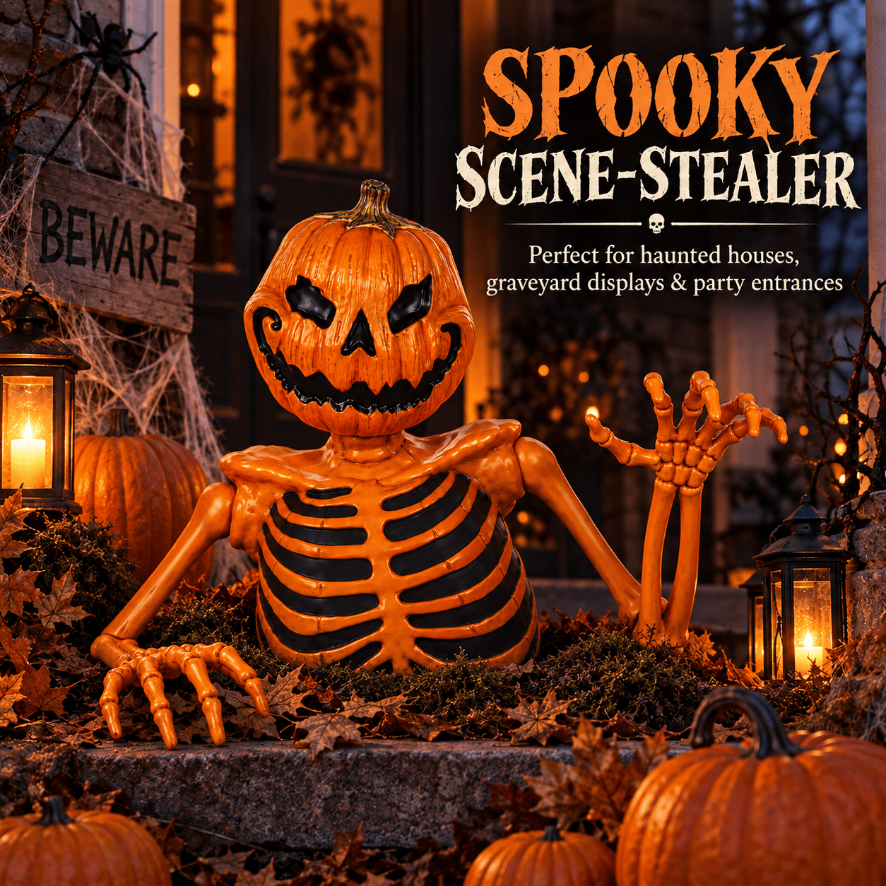 Giant Pumpkin Skeleton Groundbreaker