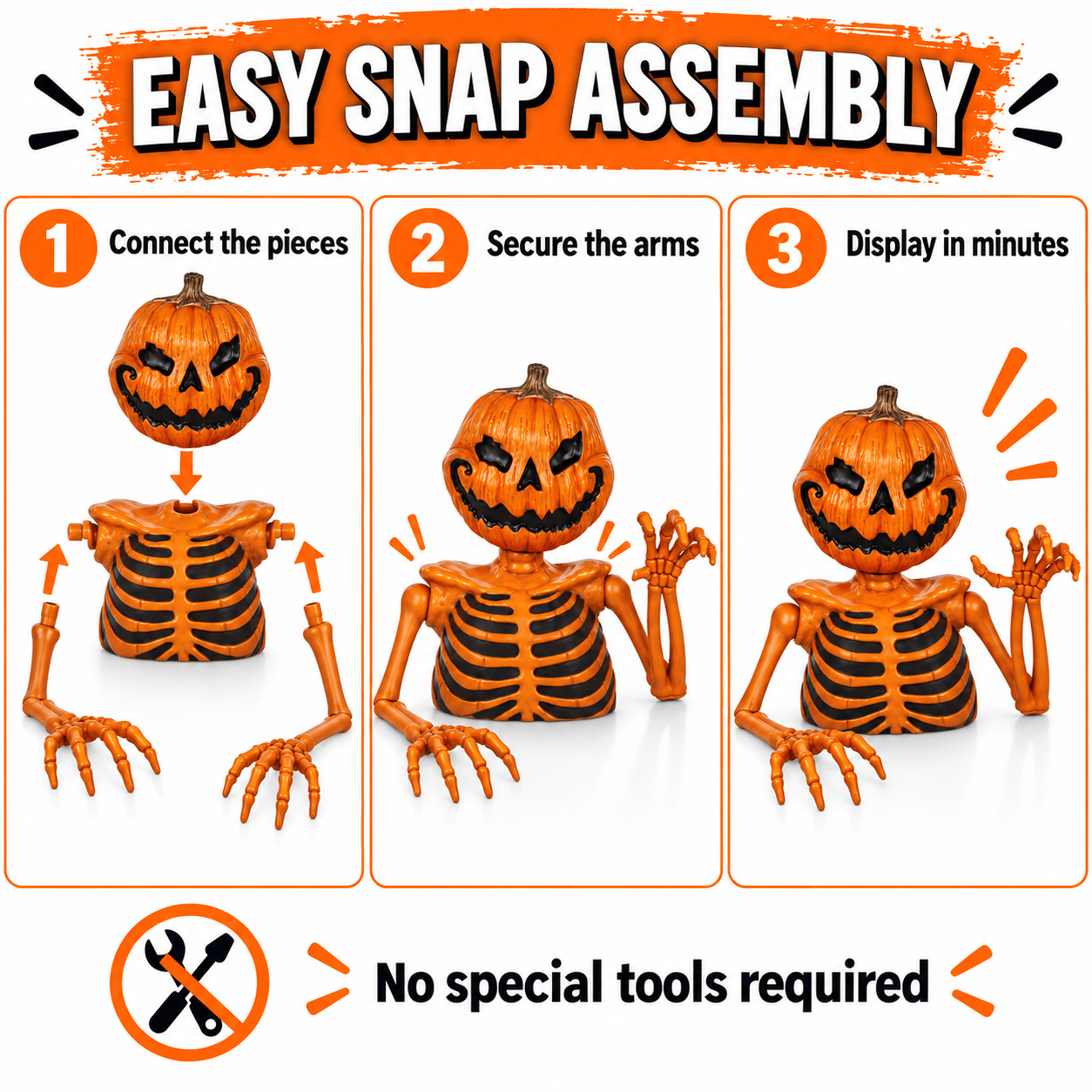 Giant Pumpkin Skeleton Groundbreaker