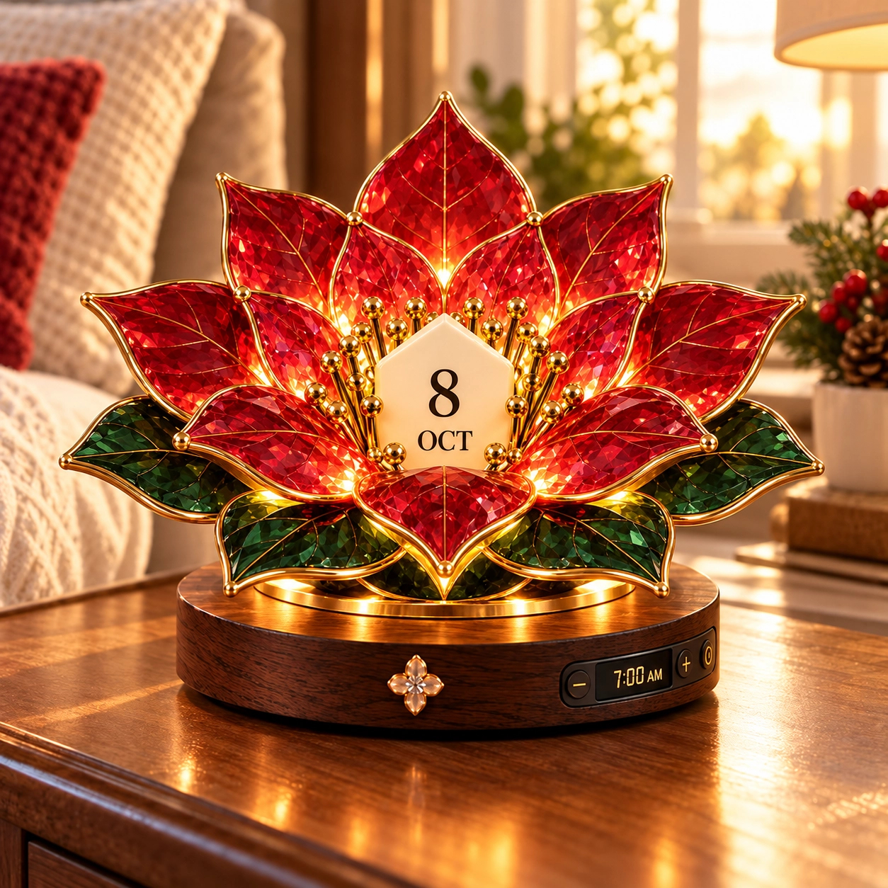 🎄 Christmas Bloom™ – Automatic Blooming Perpetual Calendar