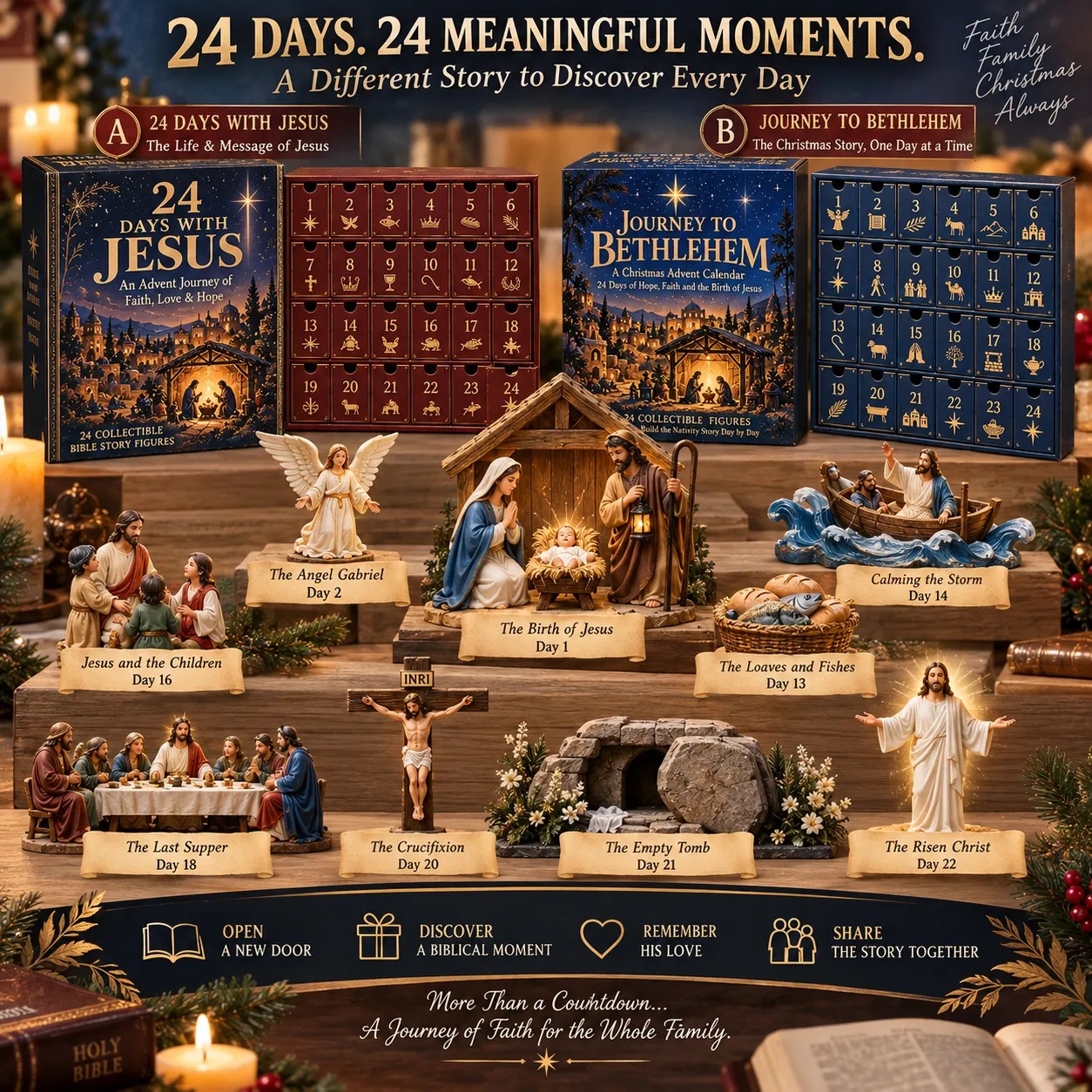 🔥24 Days. 24 Biblical Moments-One Story That Changed the World