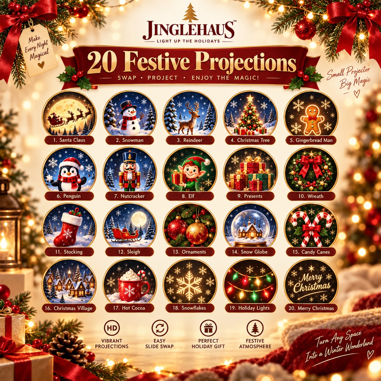 HolidayGlow Projector