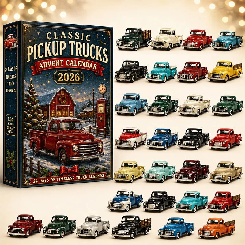 🚜🚗🎄 2026 Vehicle Advent Calendar Collection – 24 Days of Classic Machines, Trucks & Military Legends 🎁✨