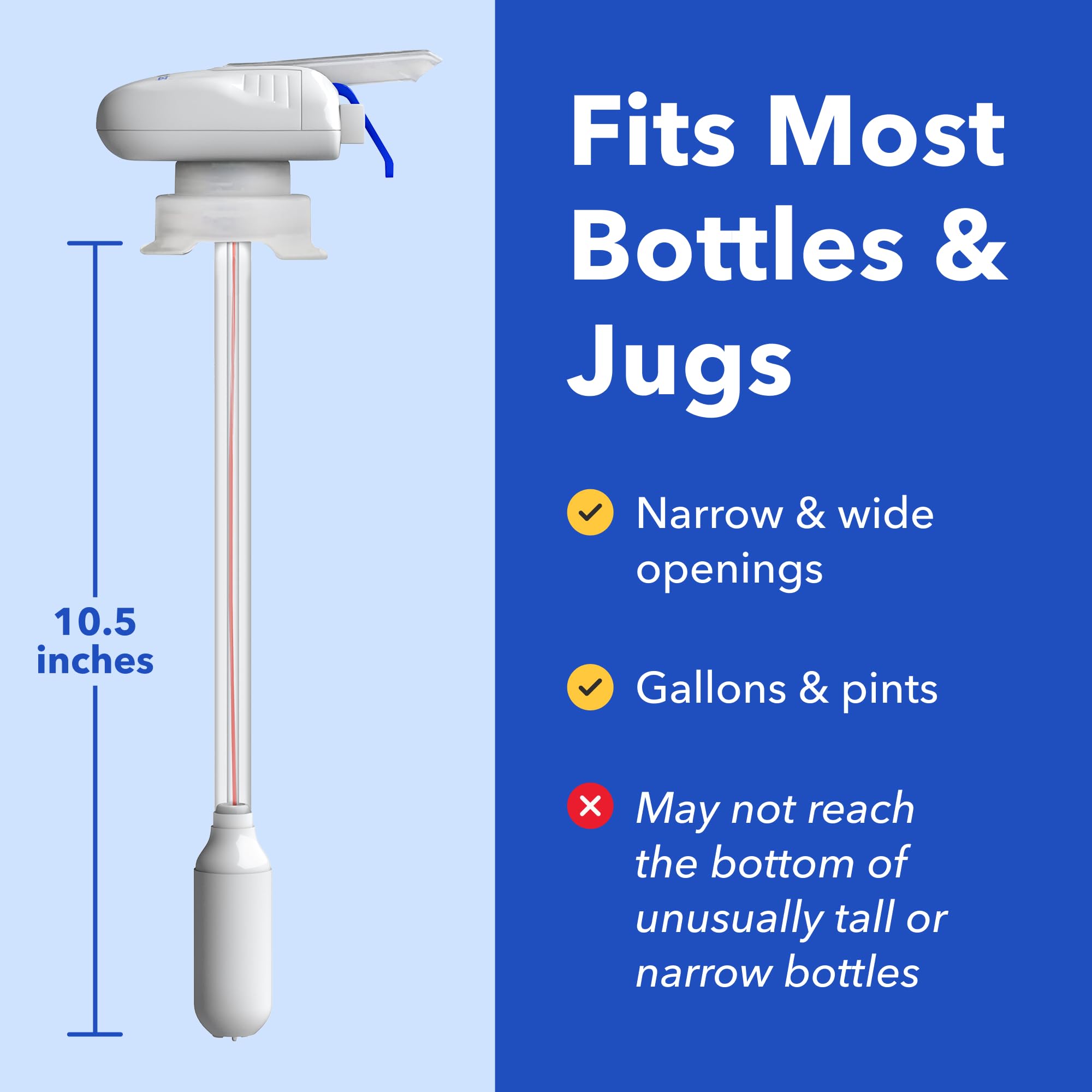 Automatic Drink Dispenser Pump – No Spill Beverage Dispenser for Milk, Juice & Water Bottles