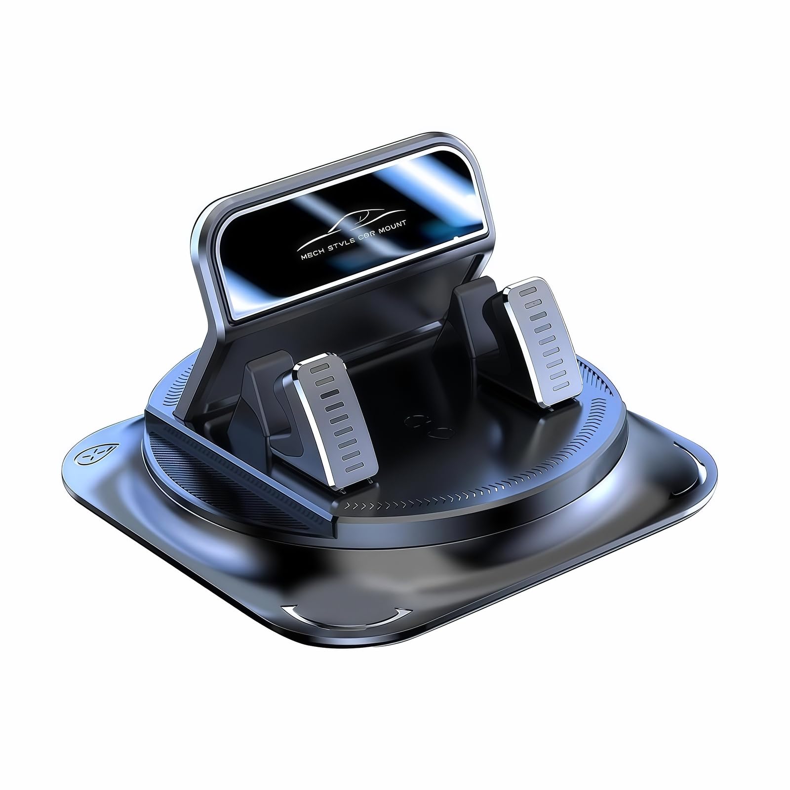 360° Rotating Car Phone Holder – Anti-Slip Dashboard Mount with Double-Layer Pad for GPS Navigation