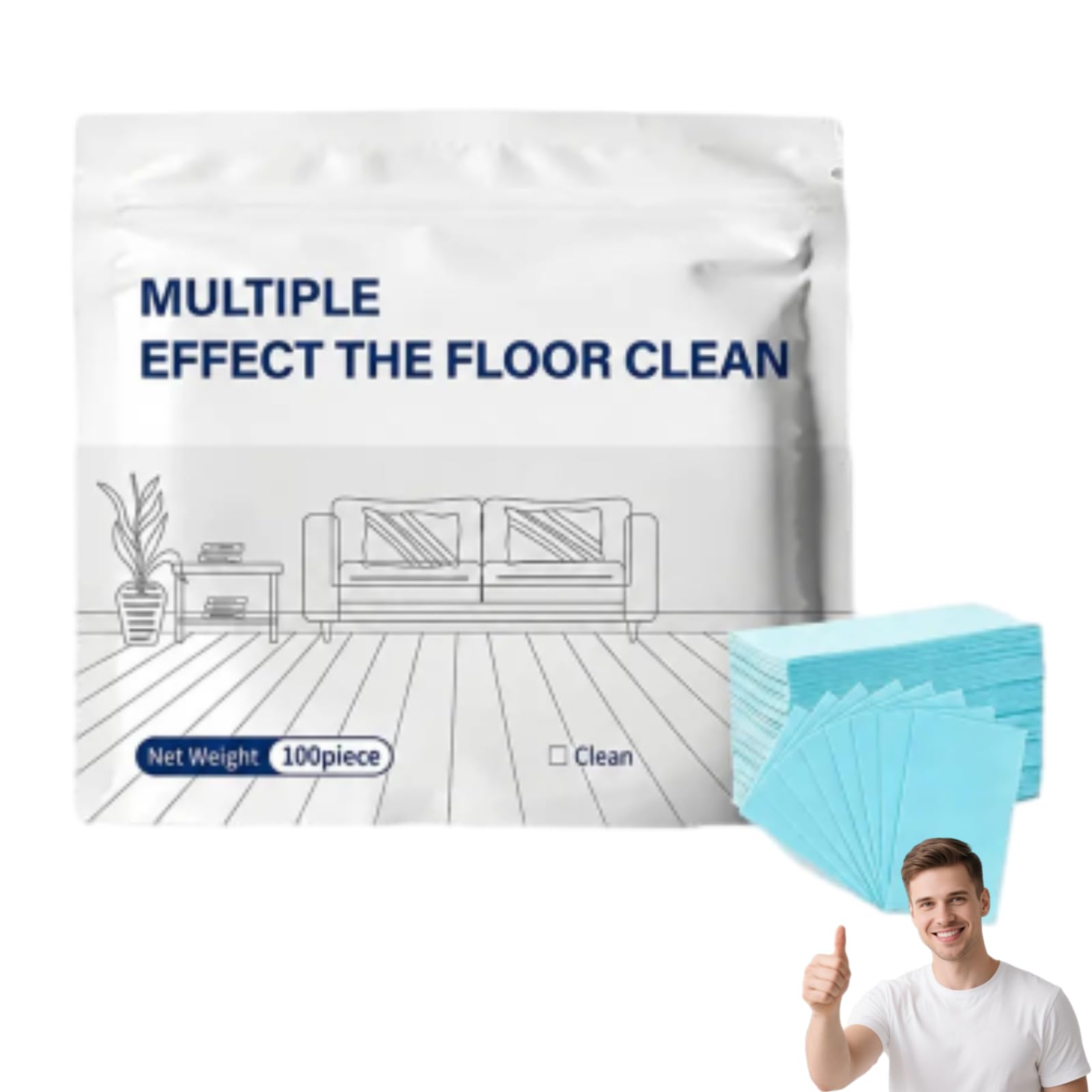 Multi-Surface Floor Cleaning Tablets –Concentrated Cleaner
