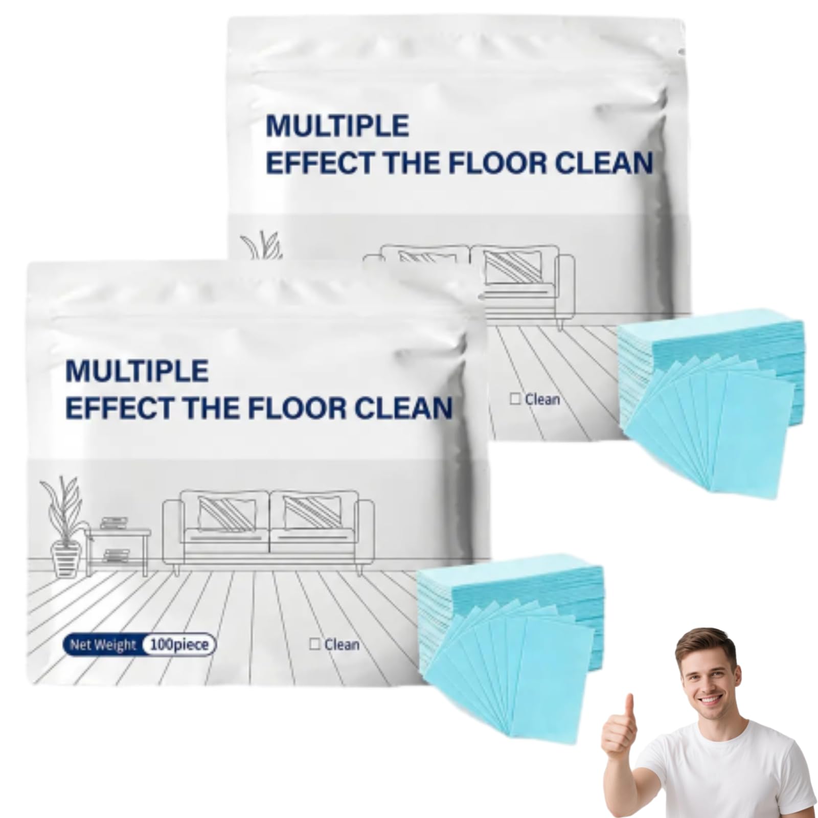 Multi-Surface Floor Cleaning Tablets –Concentrated Cleaner