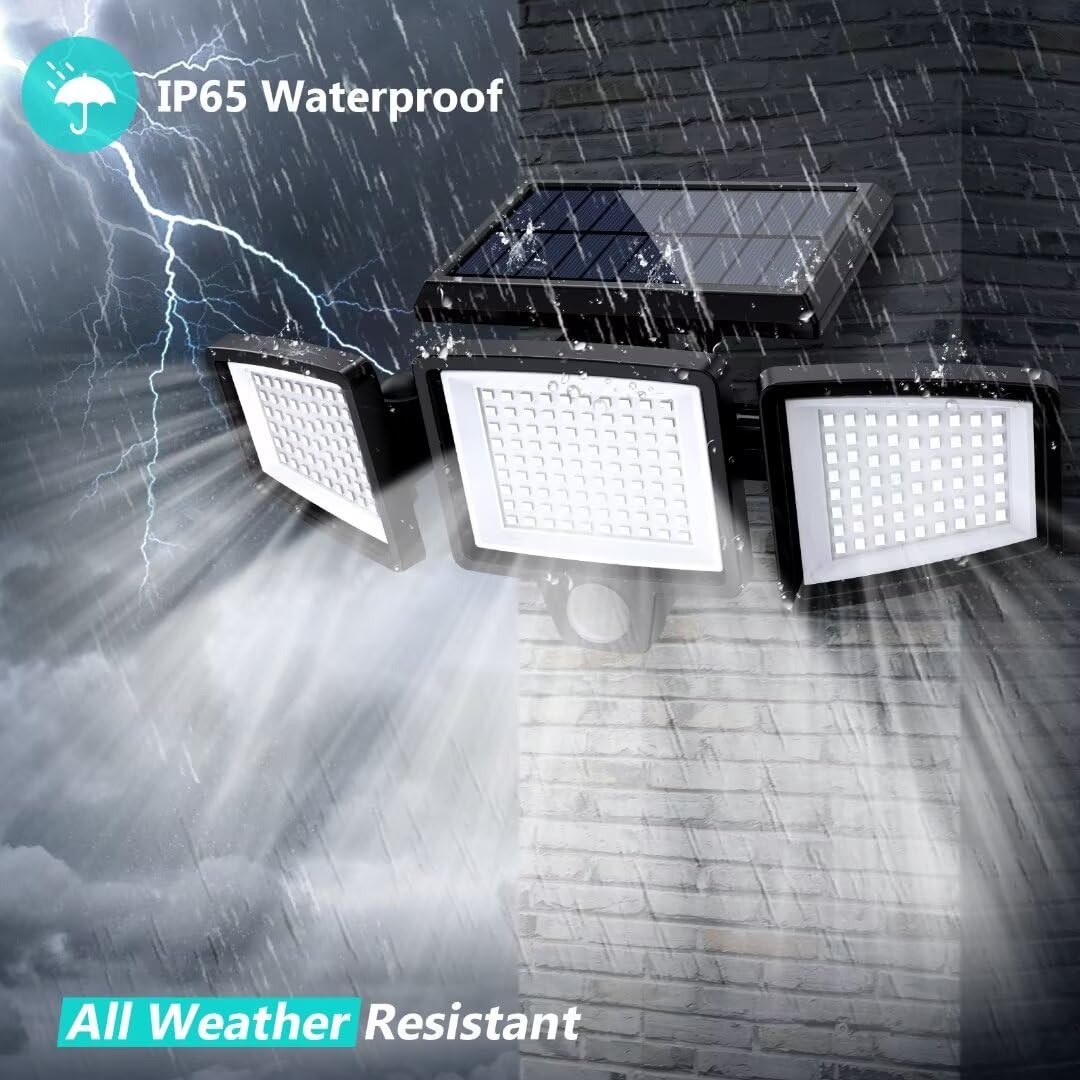 Solar Fence Wall Lights – Waterproof Outdoor LED Lanterns for Patio & Backyard Decor