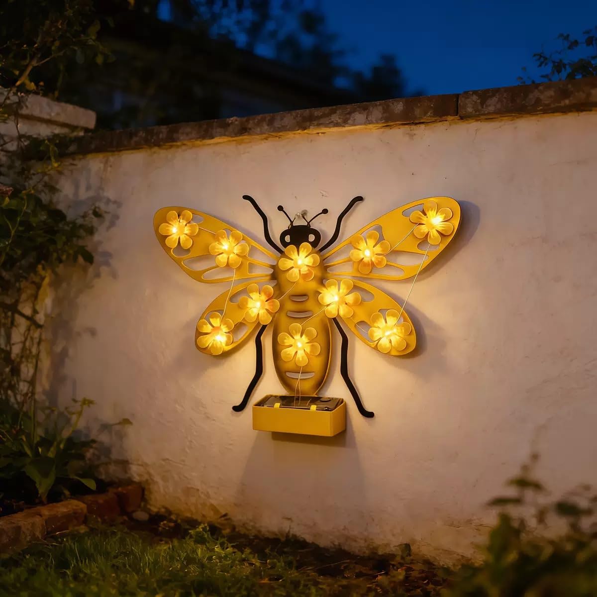 Solar Butterfly Shadow Projection Wall Light – Waterproof LED Garden Decor for Patio & Fence